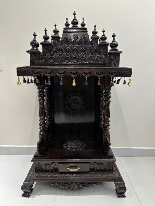 Rosewood Mandir Carved 54"