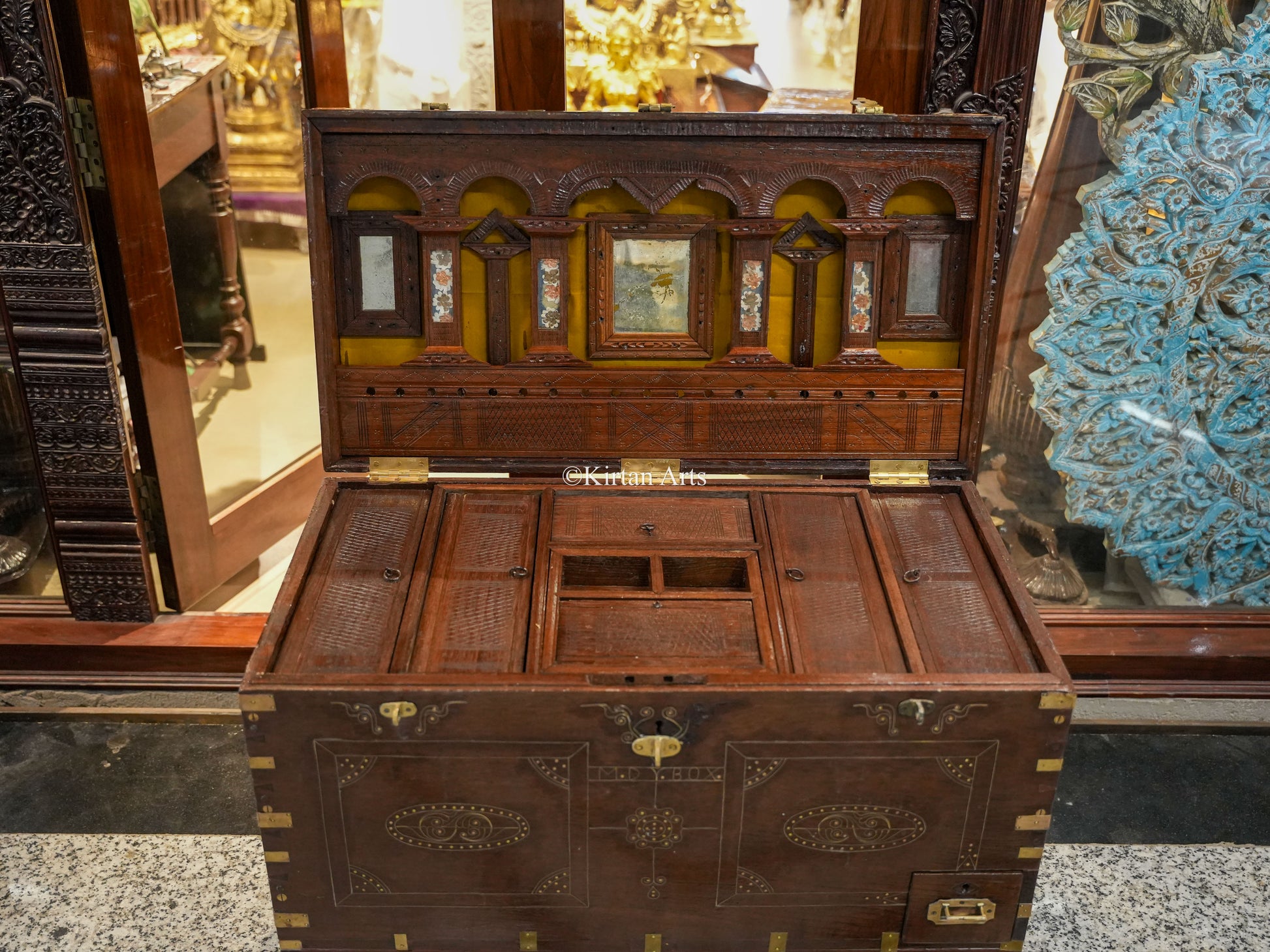 Vintage Rangoon Box | Dowry Chest 33