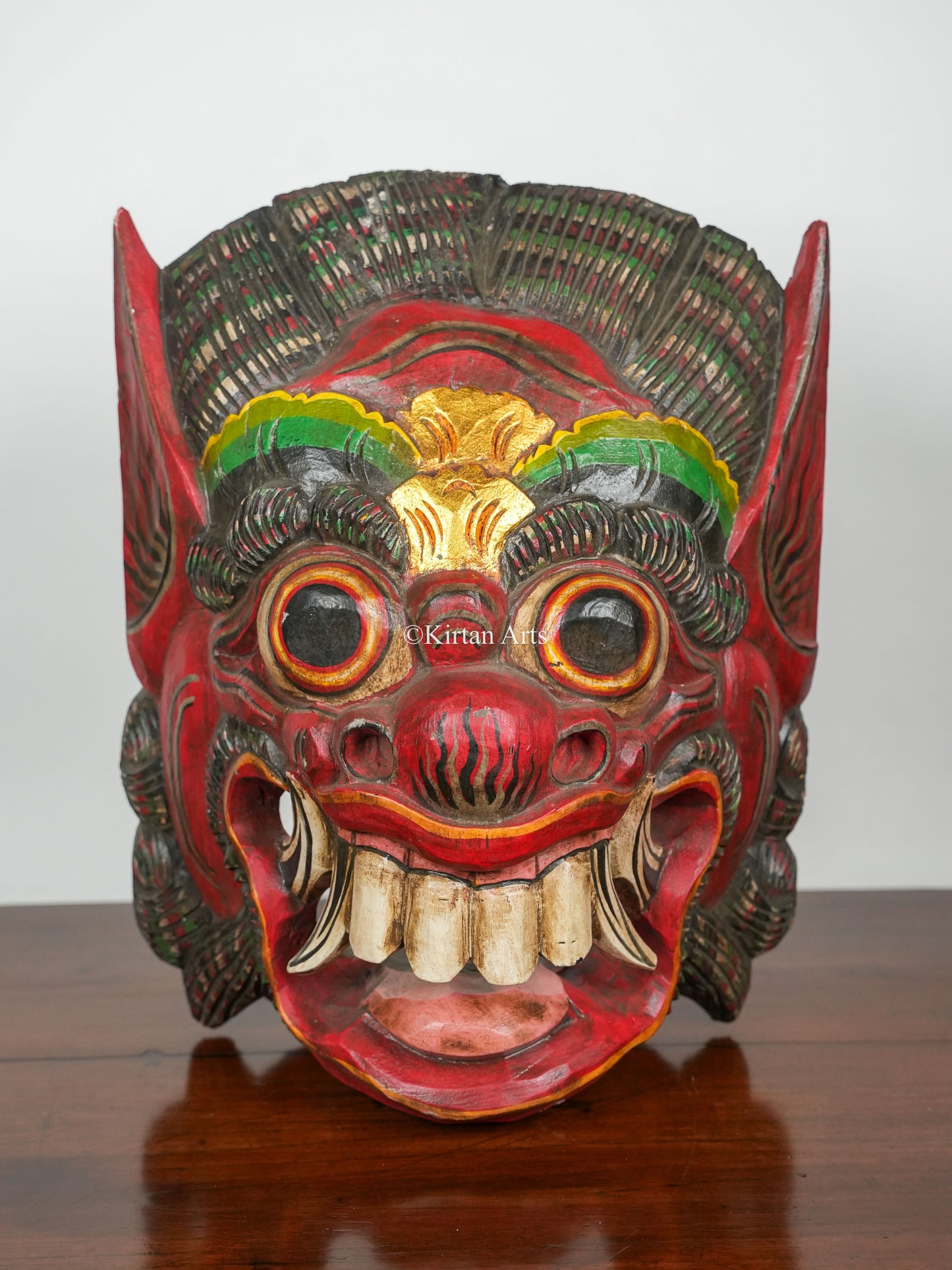 Balinese Wooden Mask | 18.5"