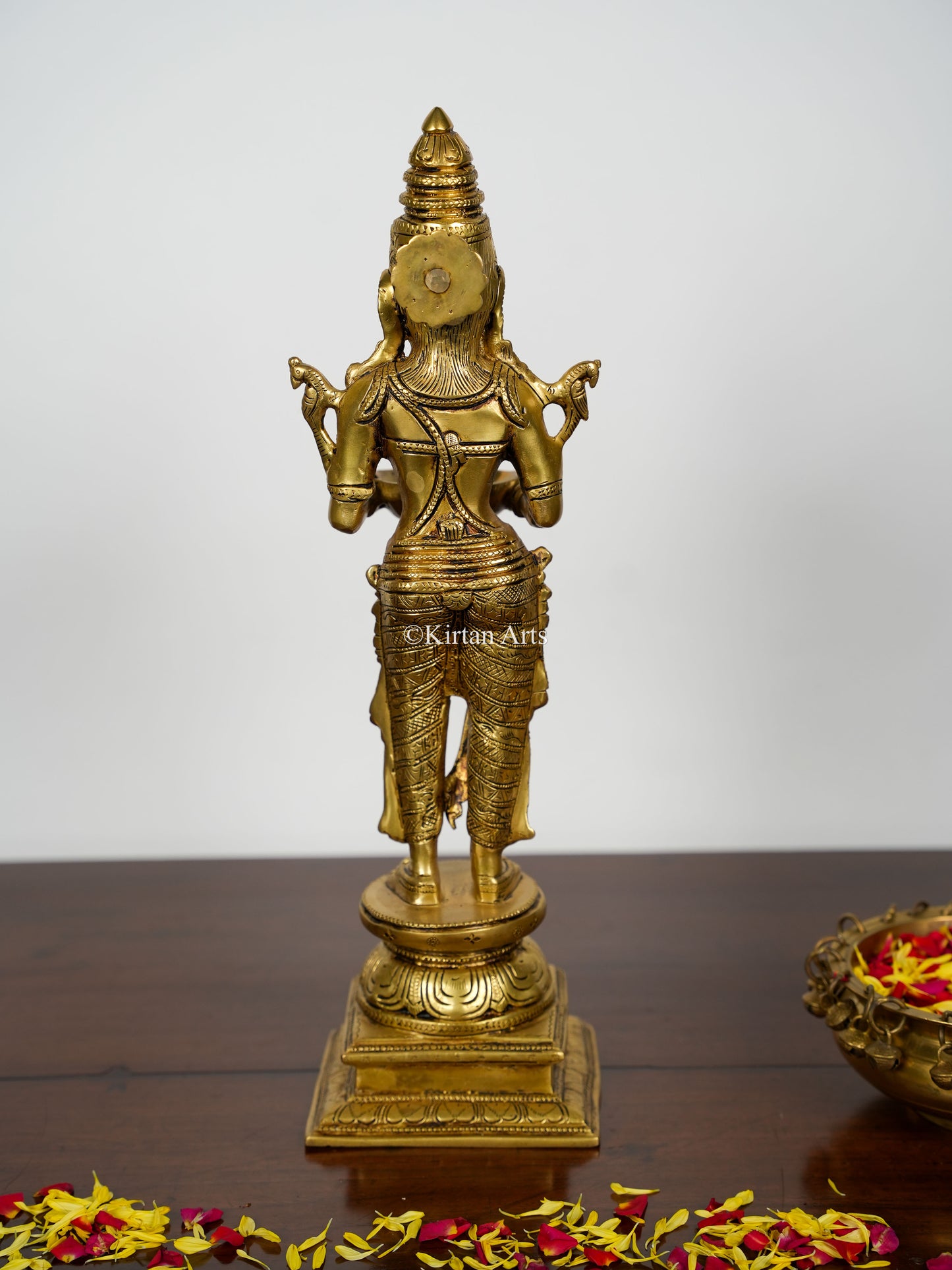 Brass Deep Lakshmi Pair 17.5"