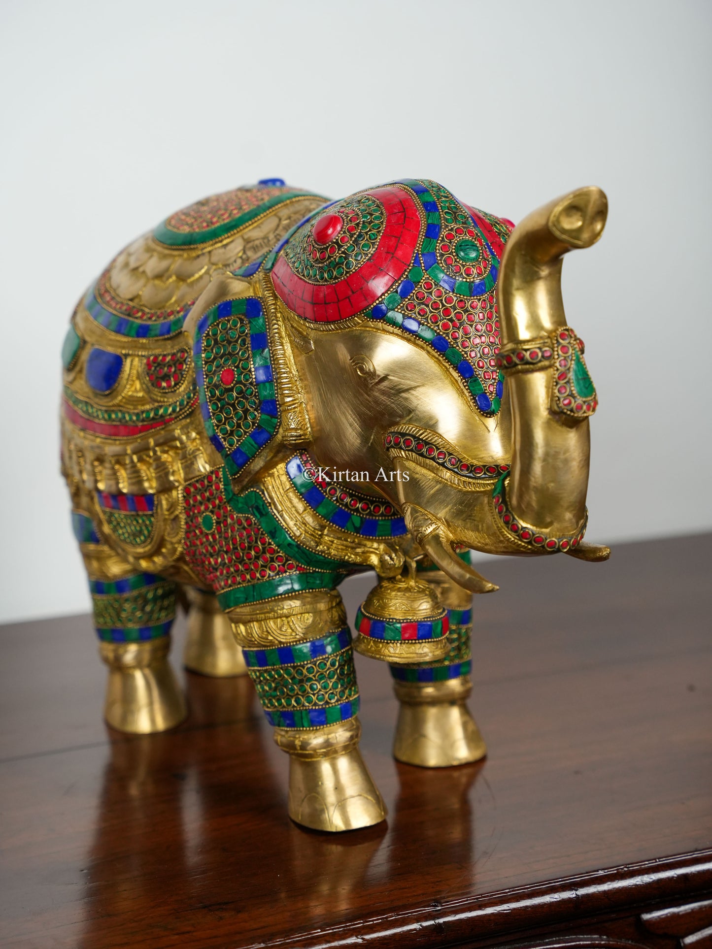 Brass Elephant Large | 14.5" | Stonework