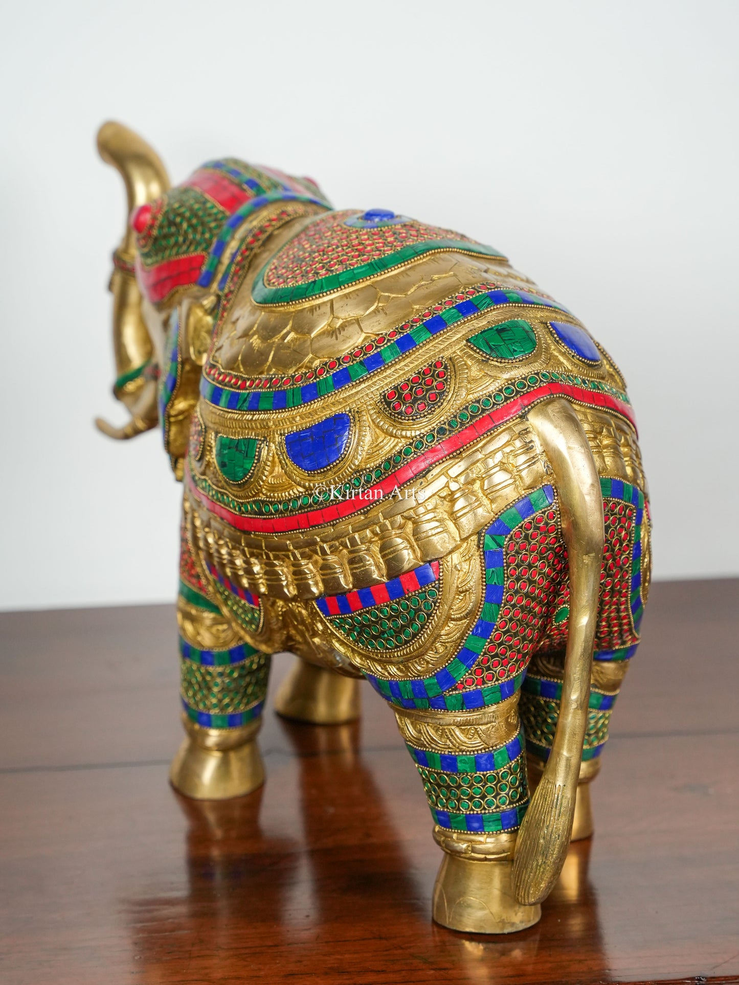 Brass Elephant Large | 14.5" | Stonework