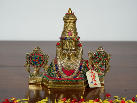 Brass Balaji Bust | 8" | Stonework