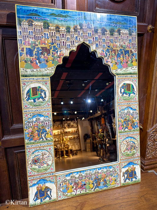 Mirror Frame with Miniature Art 36"